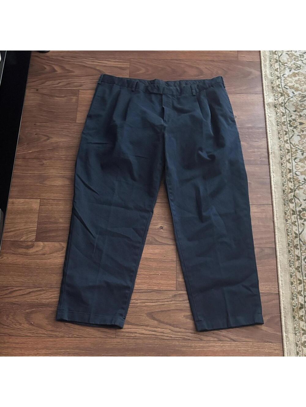 Men's Joseph A. banks navy blue traveler trouser pants Work business formal